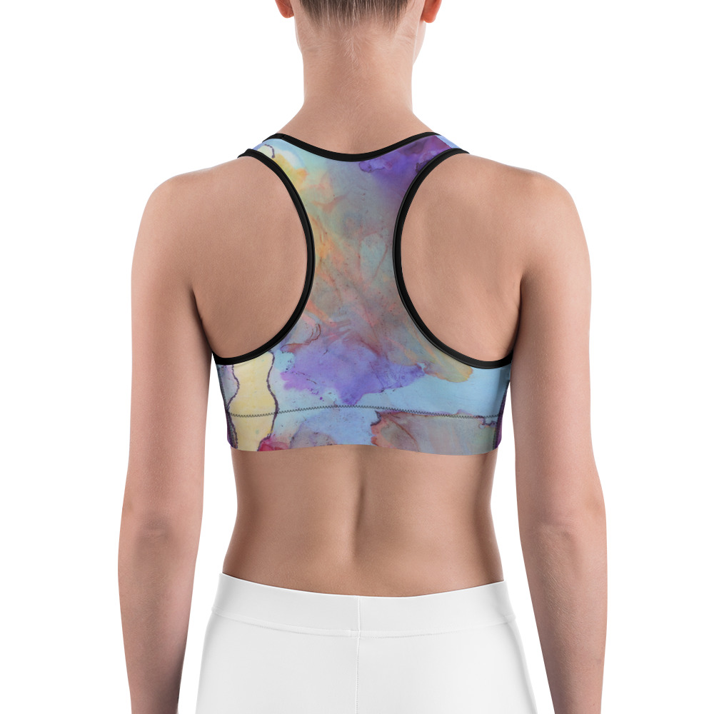 "aqua velvet" Sports bra - Image 5