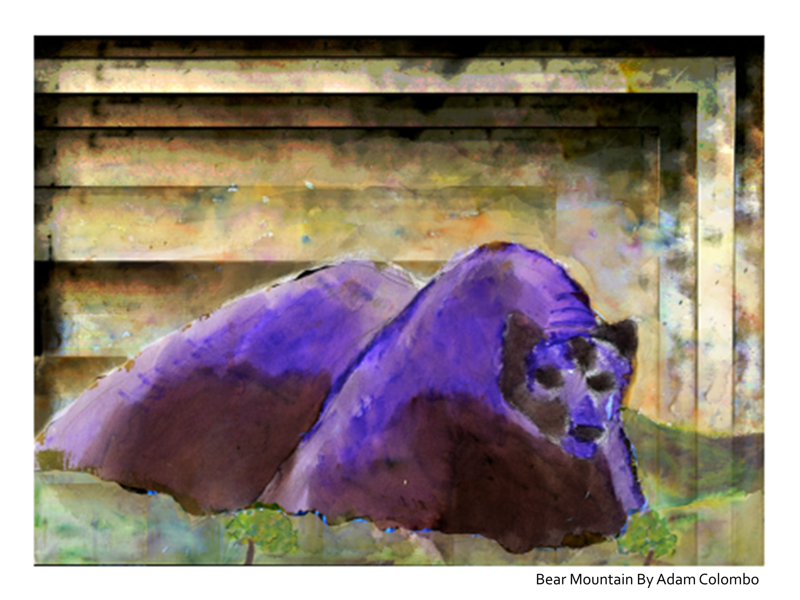 bear mountain print