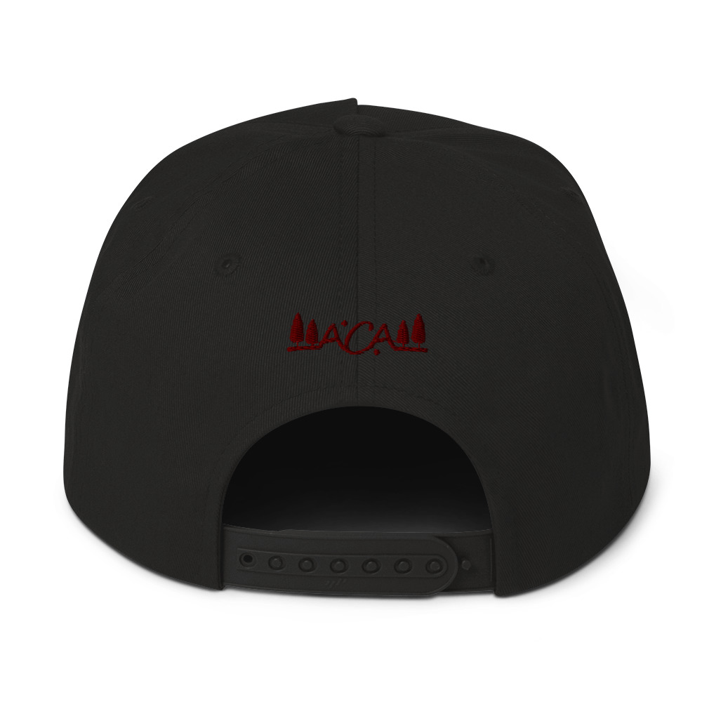 "breath of a lotus" Flat Bill Cap - Image 3