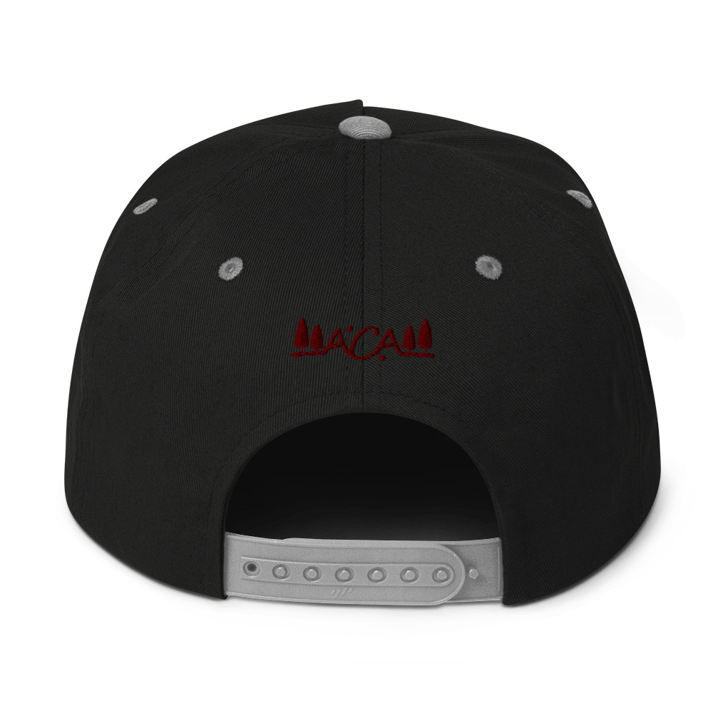 "breath of a lotus" Flat Bill Cap - Image 5