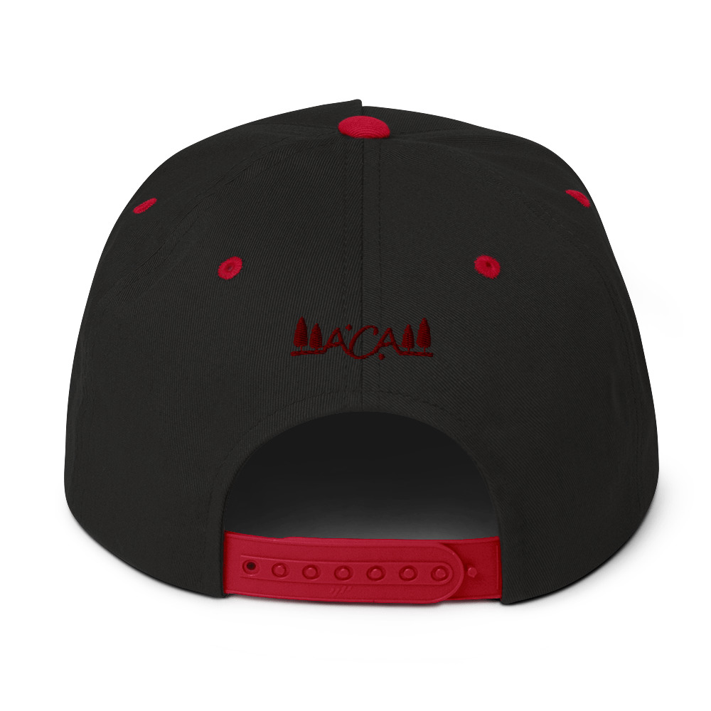"breath of a lotus" Flat Bill Cap - Image 6