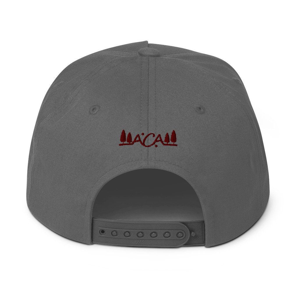 "breath of a lotus" Flat Bill Cap - Image 12