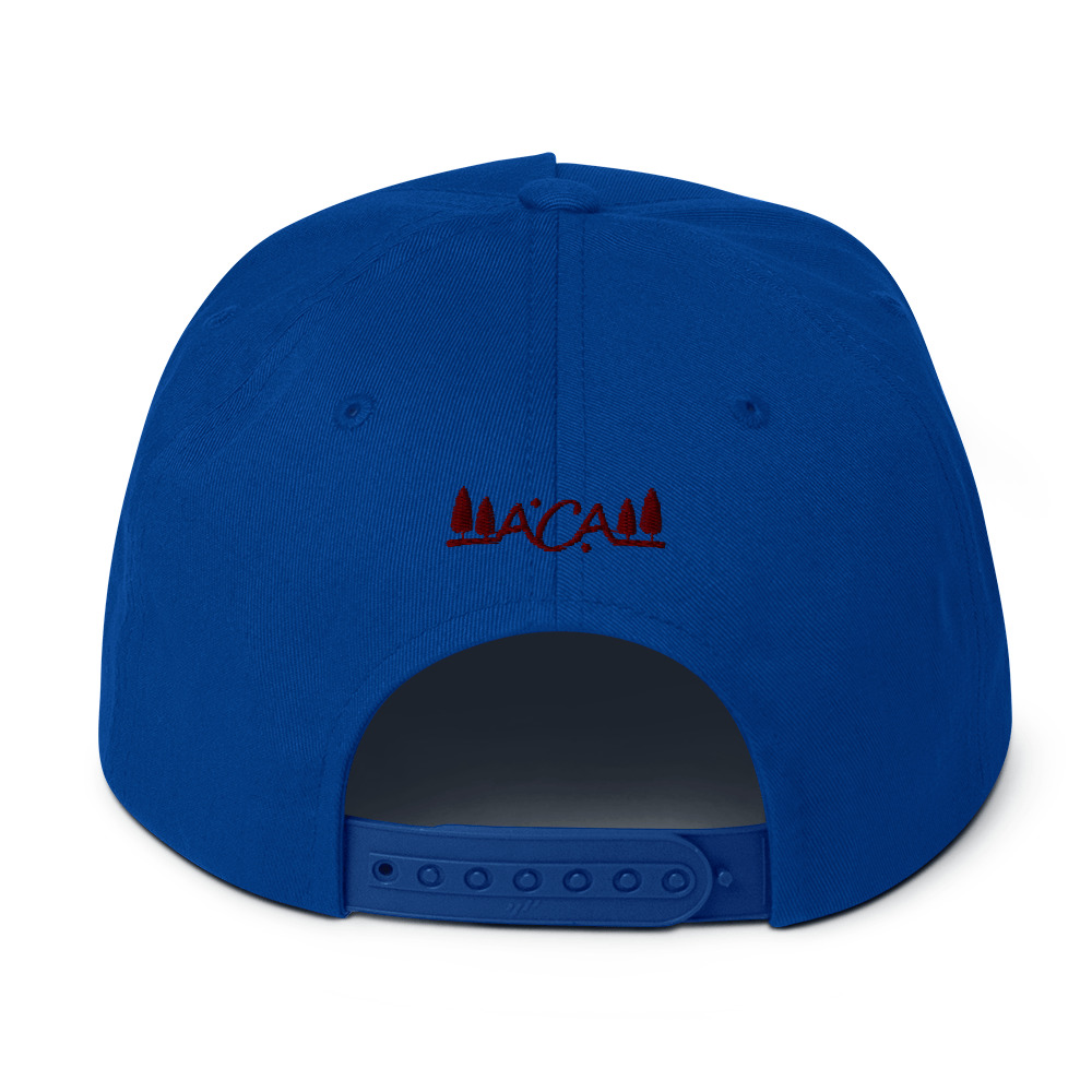 "breath of a lotus" Flat Bill Cap - Image 8