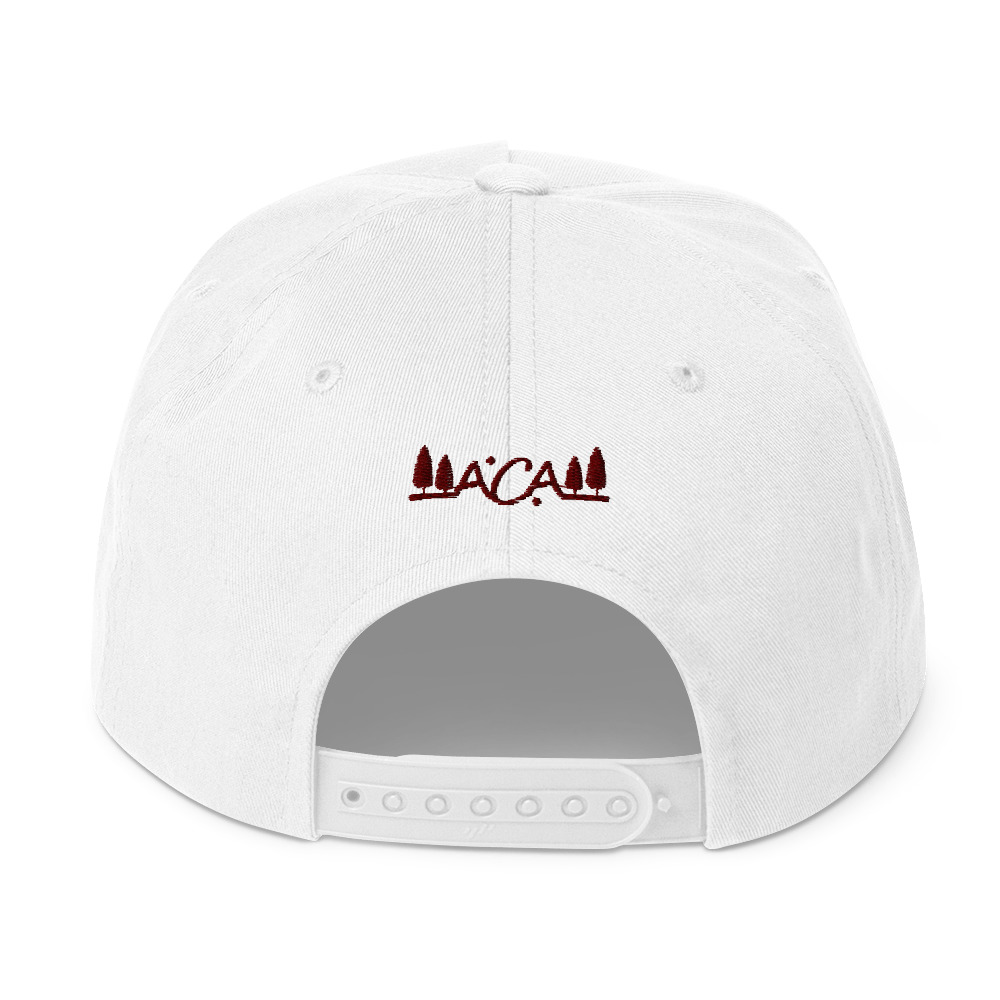 "breath of a lotus" Flat Bill Cap - Image 14