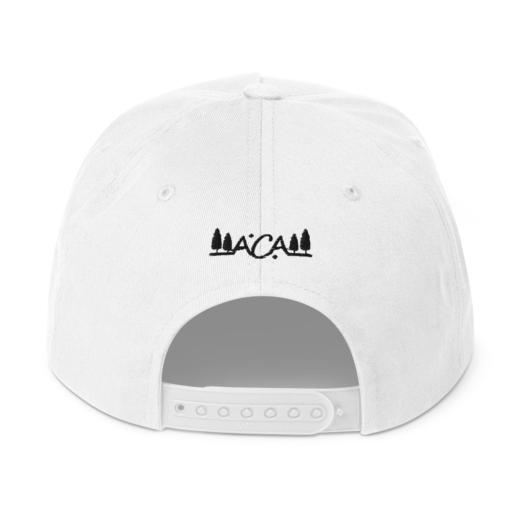 "breath of a lotus" style #2 Flat Bill Cap - Image 8