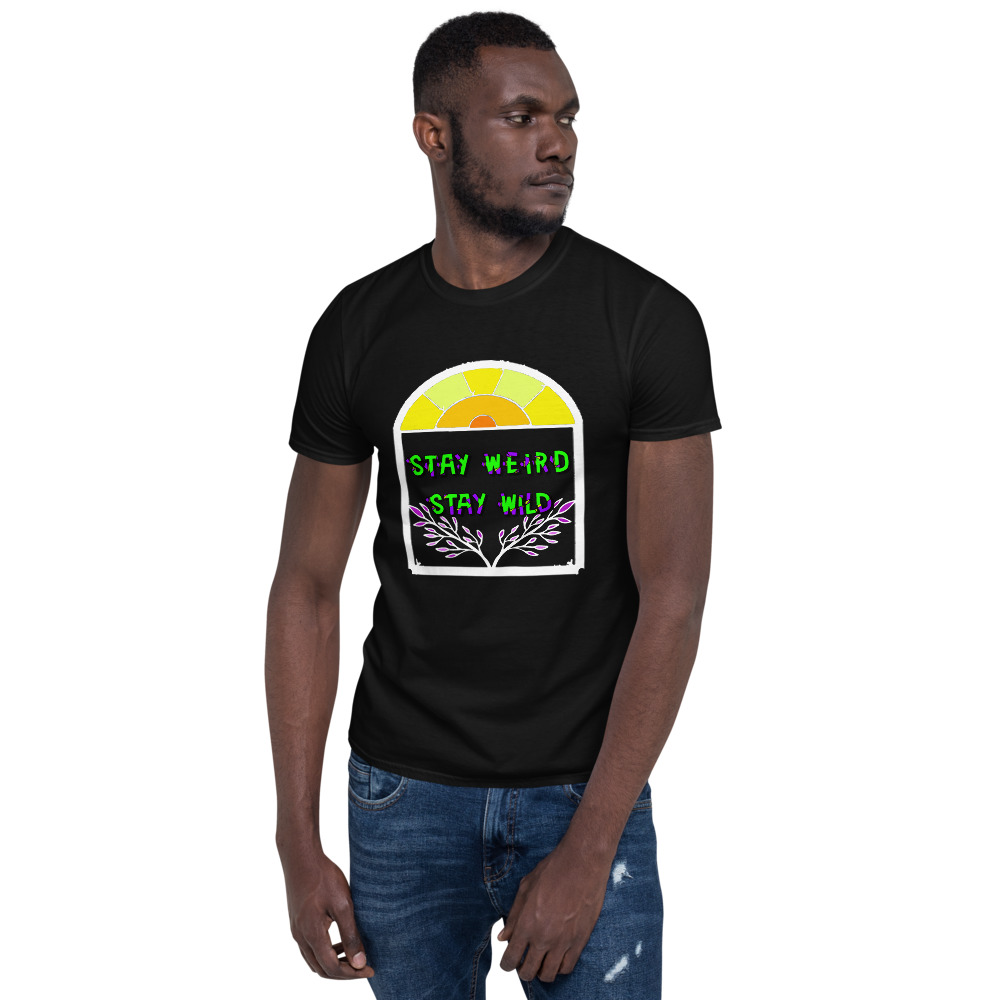 "stay weird" style #3 Short-Sleeve Unisex T-Shirt - Image 2