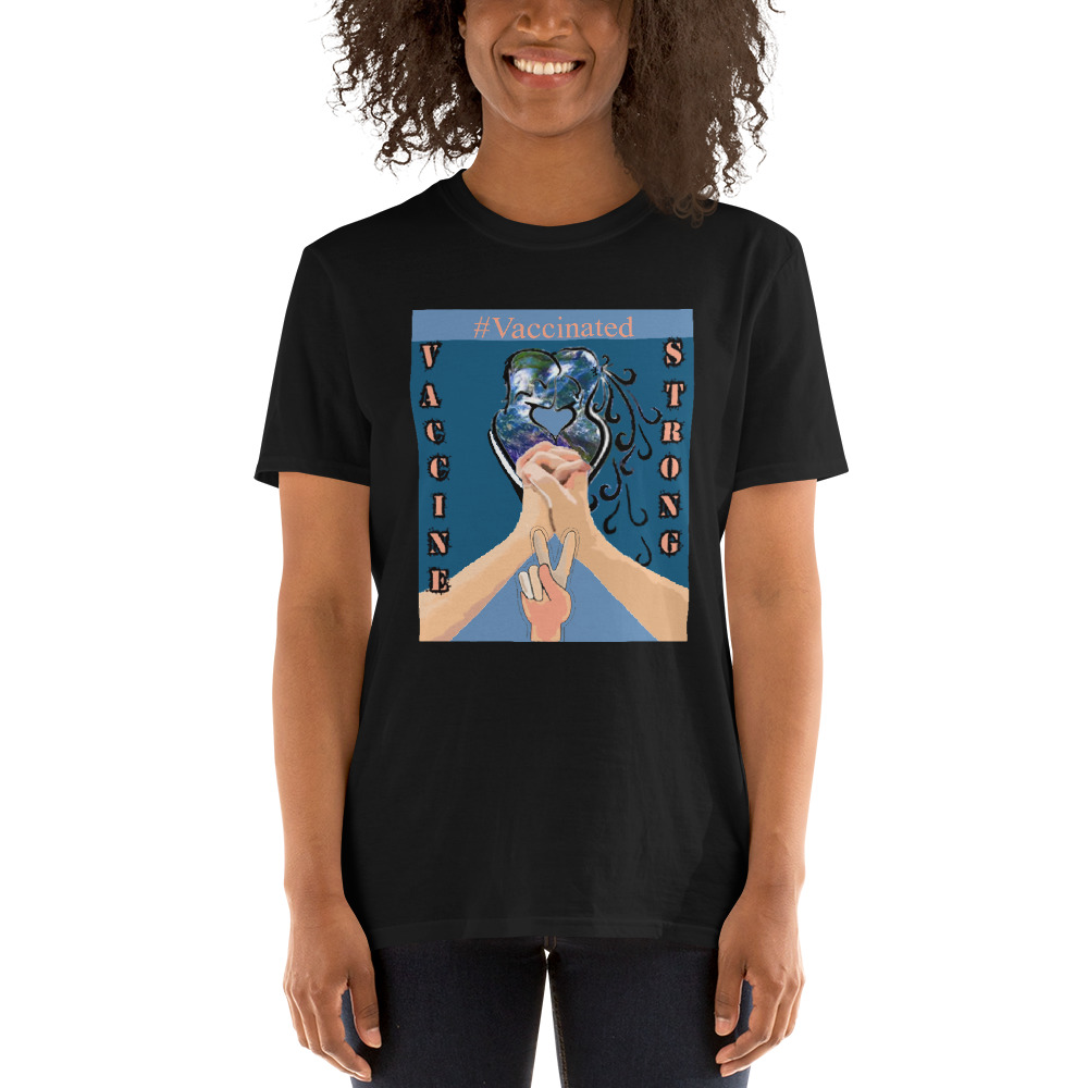 "vaccine strong" Short-Sleeve Unisex T-Shirt - Image 2