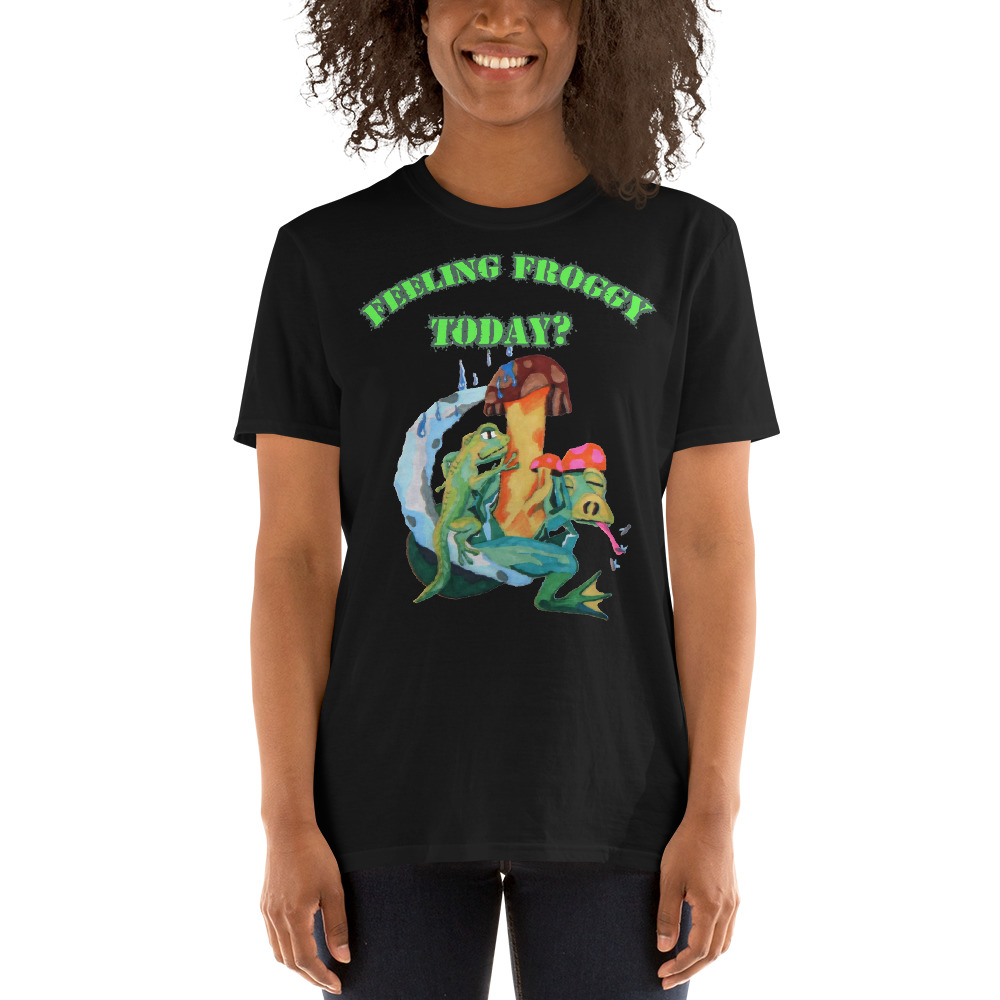 "feeling froggy" Short-Sleeve Unisex T-Shirt - Image 2