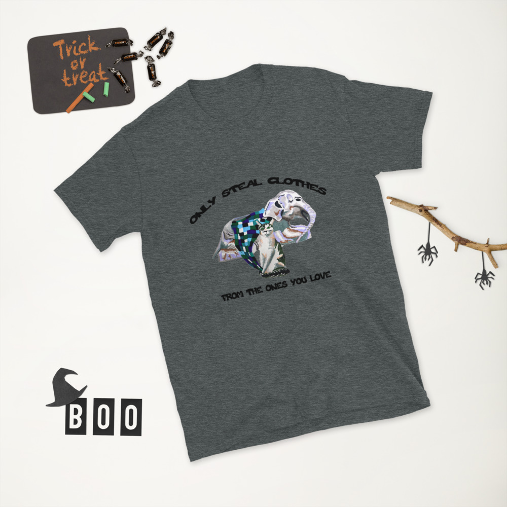 "hoodie thief" Short-Sleeve Unisex T-Shirt - Image 2