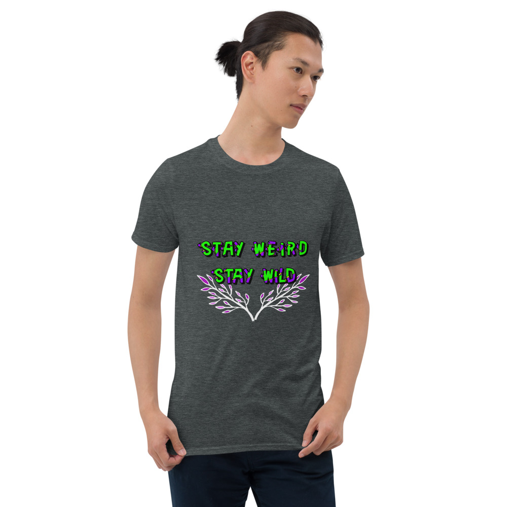 "stay Weird" style #4 Short-Sleeve Unisex T-Shirt - Image 3