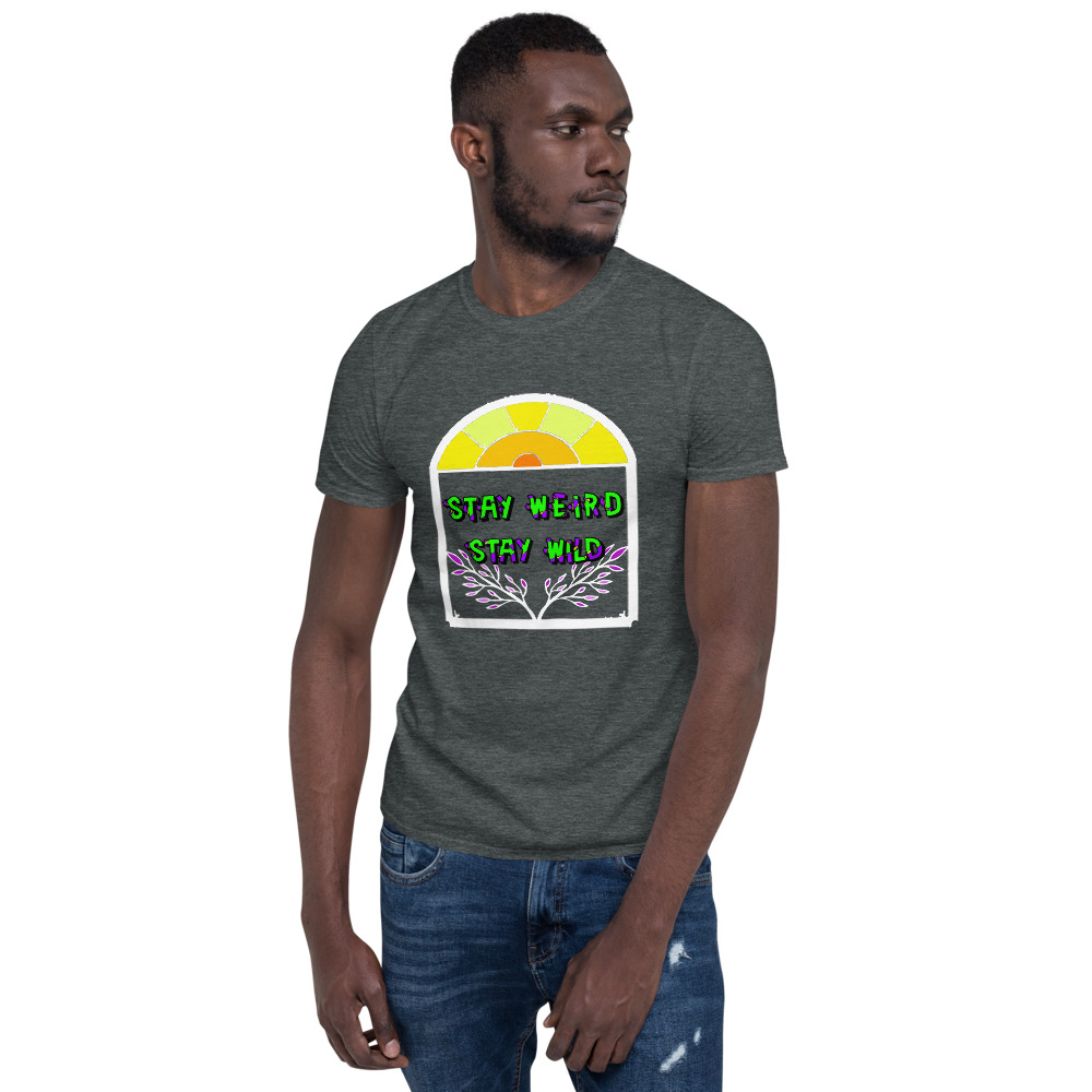 "stay weird" style #3 Short-Sleeve Unisex T-Shirt - Image 7
