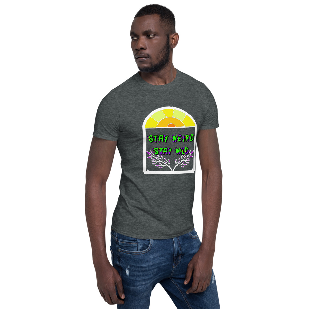 "stay weird" style #3 Short-Sleeve Unisex T-Shirt - Image 8