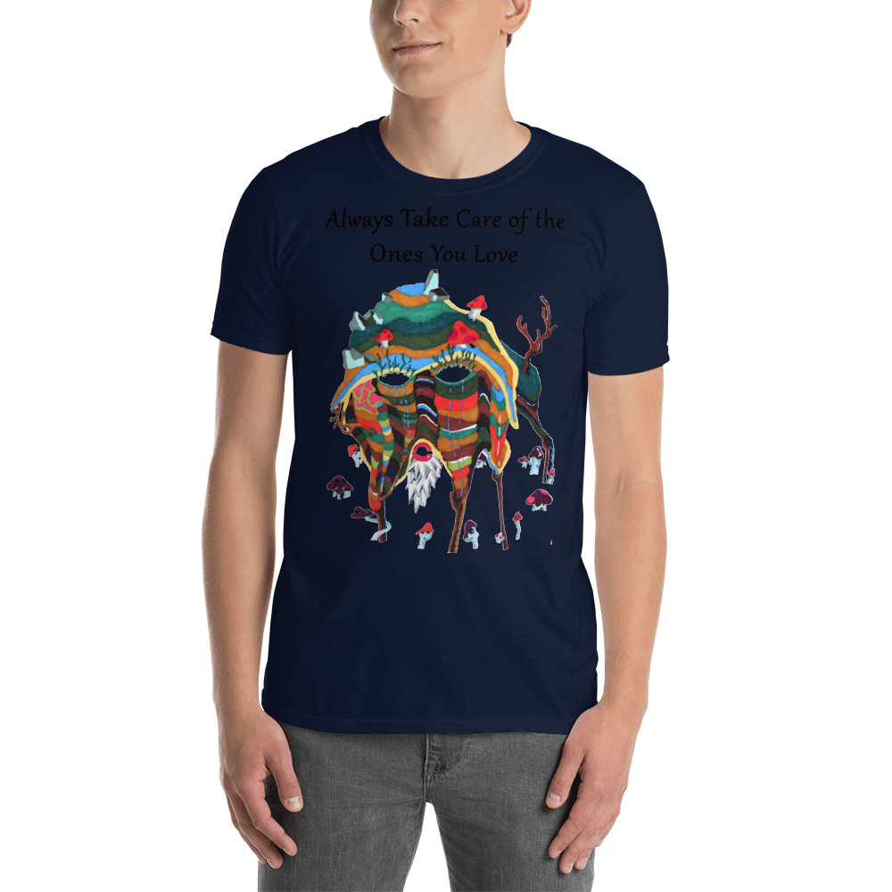 "take care of who you love" Short-Sleeve Unisex T-Shirt - Image 2