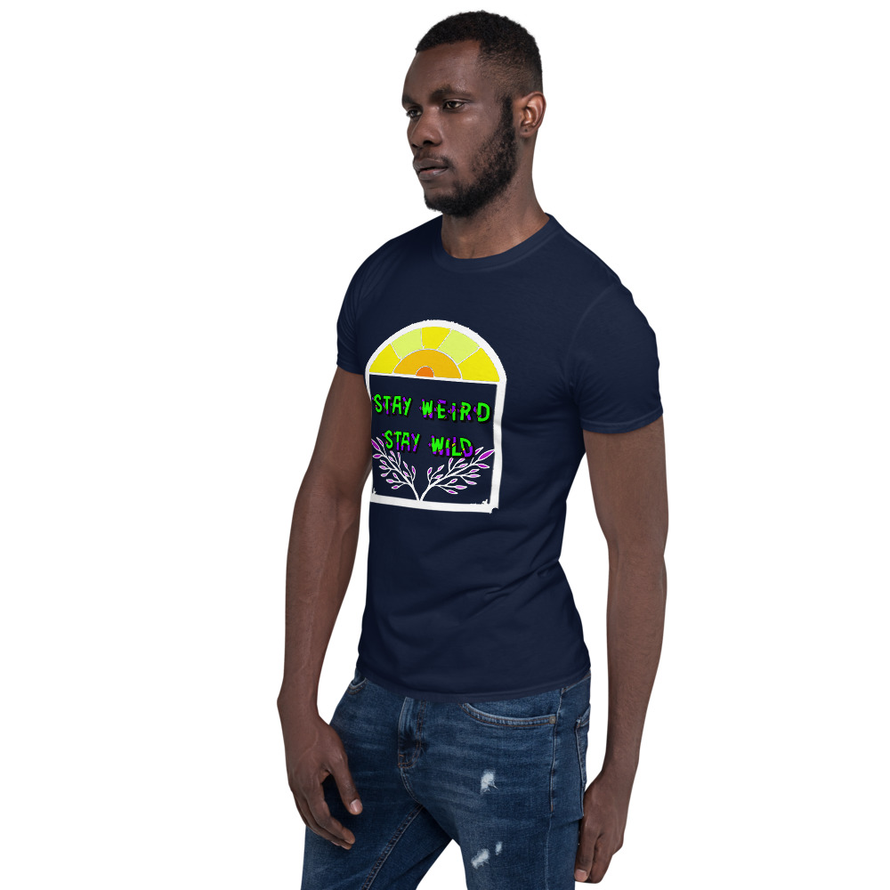 "stay weird" style #3 Short-Sleeve Unisex T-Shirt - Image 6
