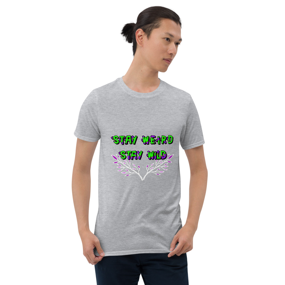 "stay Weird" style #4 Short-Sleeve Unisex T-Shirt - Image 4