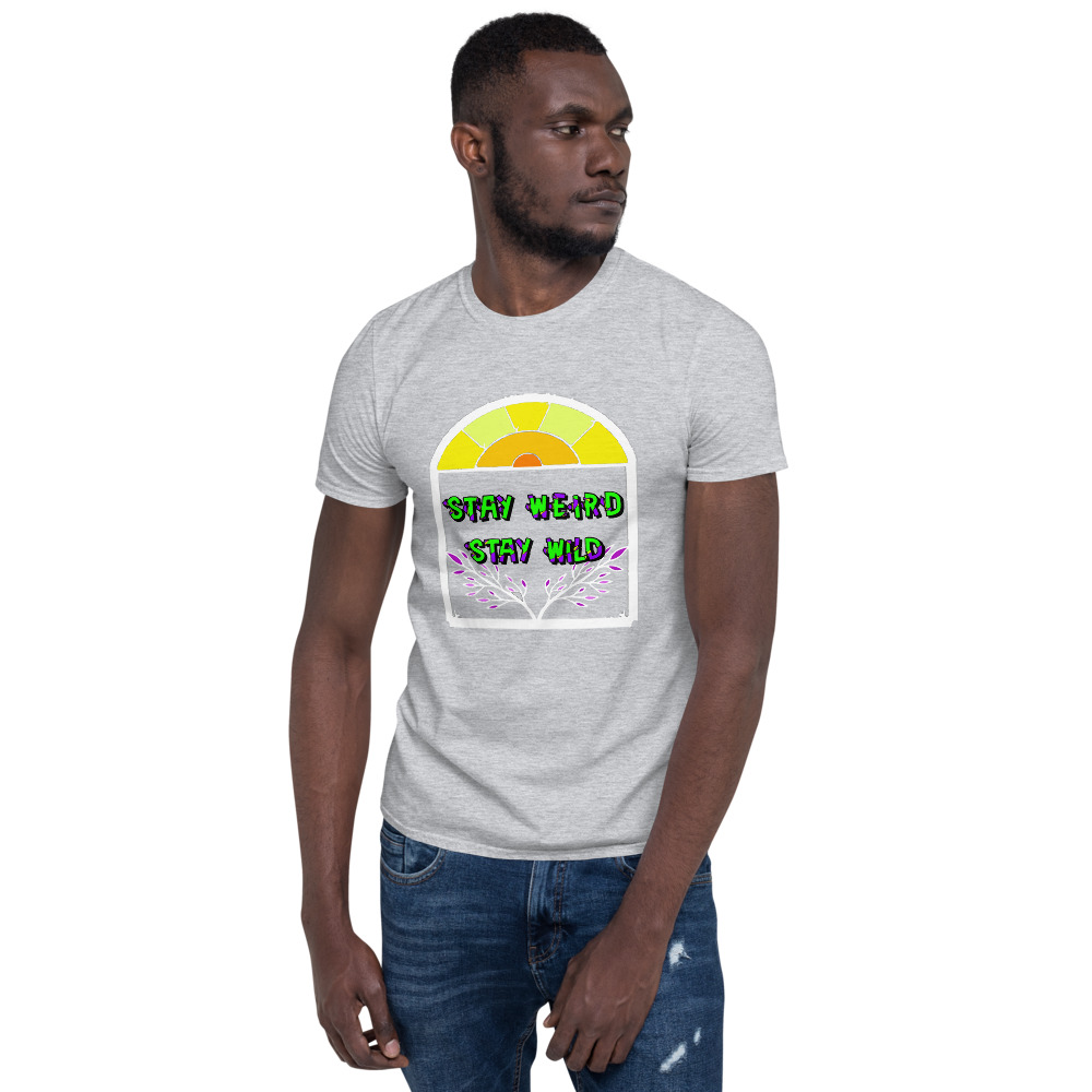 "stay weird" style #3 Short-Sleeve Unisex T-Shirt - Image 10