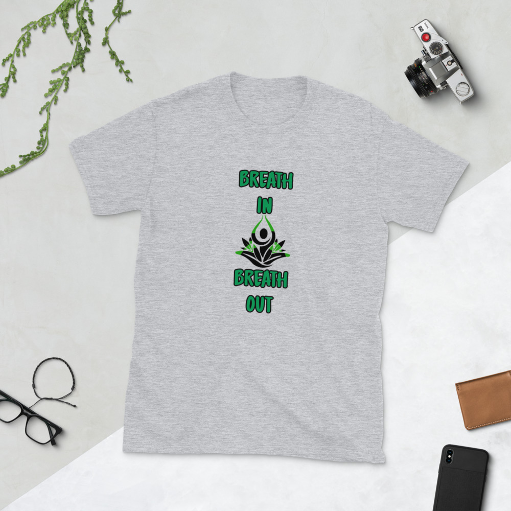 "Breath of a lotus" style #2 Short-Sleeve Unisex T-Shirt - Image 5