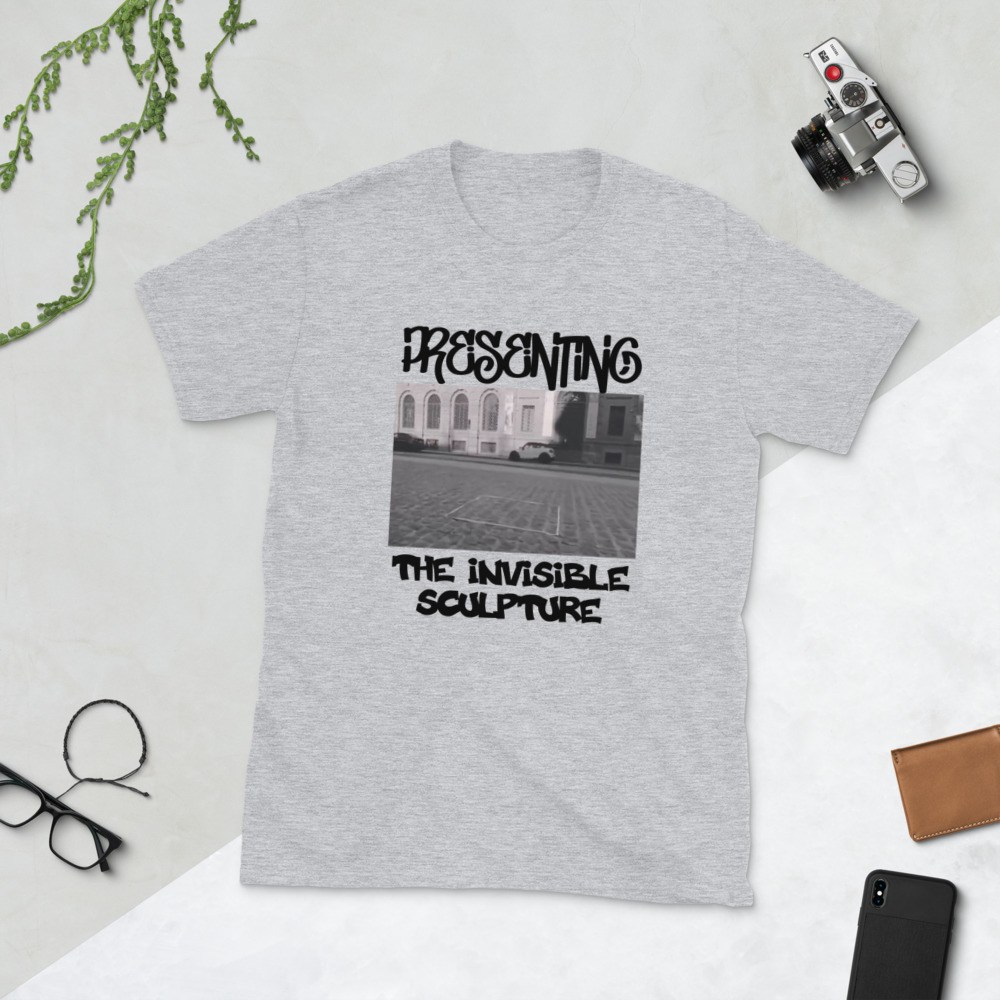 "the invisible sculpture" Short-Sleeve Unisex T-Shirt - Image 3