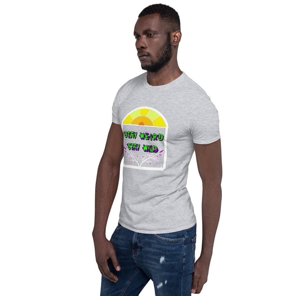 "stay weird" style #3 Short-Sleeve Unisex T-Shirt - Image 12