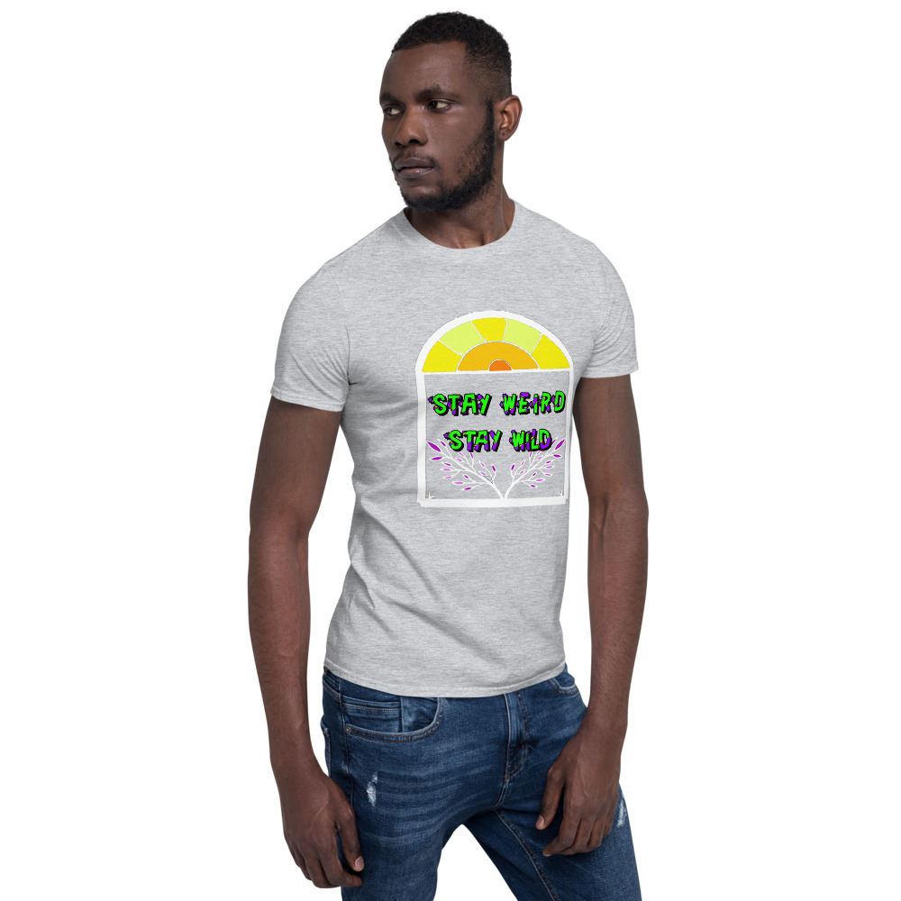 "stay weird" style #3 Short-Sleeve Unisex T-Shirt - Image 11