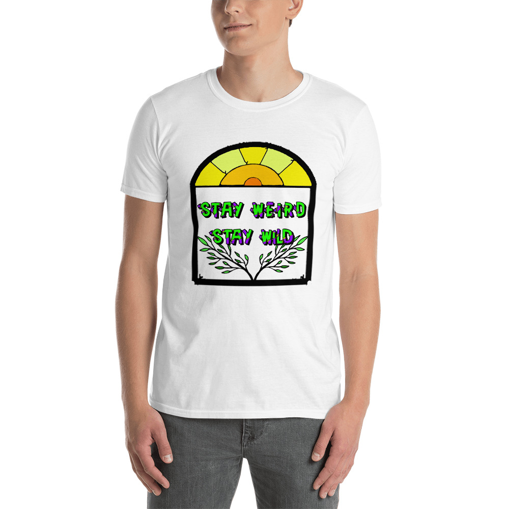 "stay weird" style#1 Short-Sleeve Unisex T-Shirt - Image 4