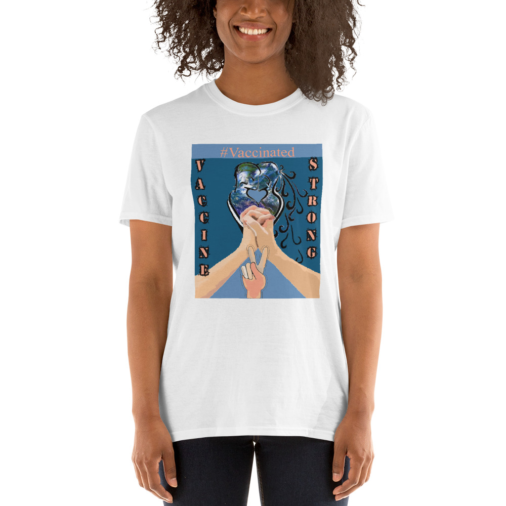 "vaccine strong" Short-Sleeve Unisex T-Shirt