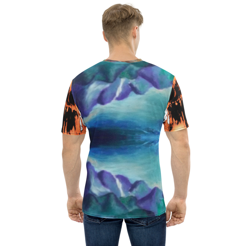 t-shirt-black hole mountain, all over print - Image 2