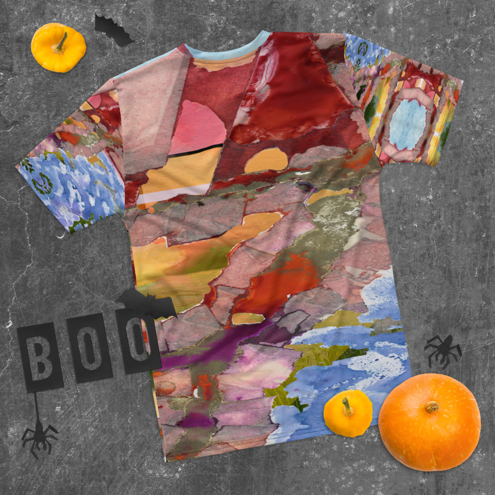 Ripples in Tide all over print T-shirt - Image 3