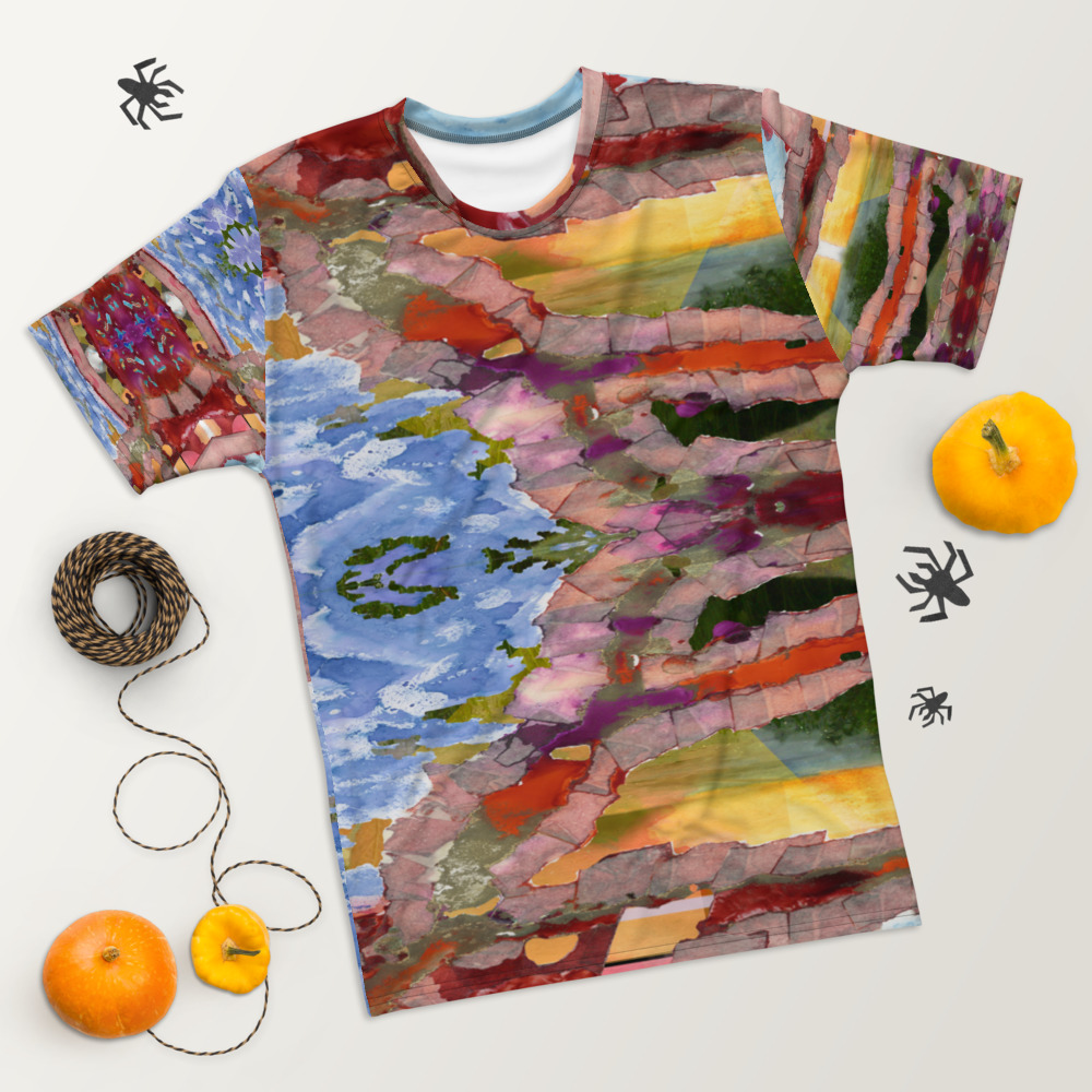 Ripples in Tide all over print T-shirt - Image 2