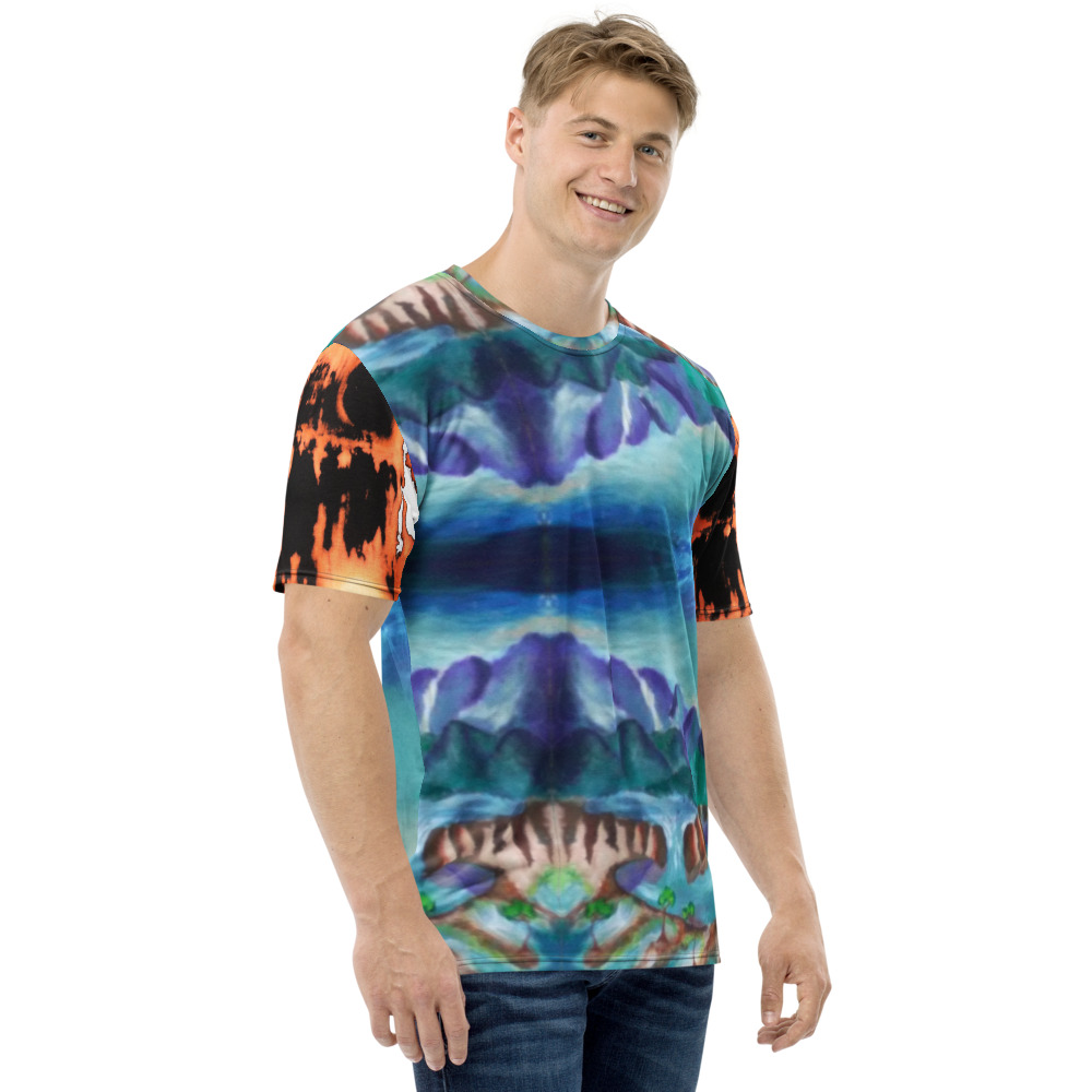 t-shirt-black hole mountain, all over print - Image 4