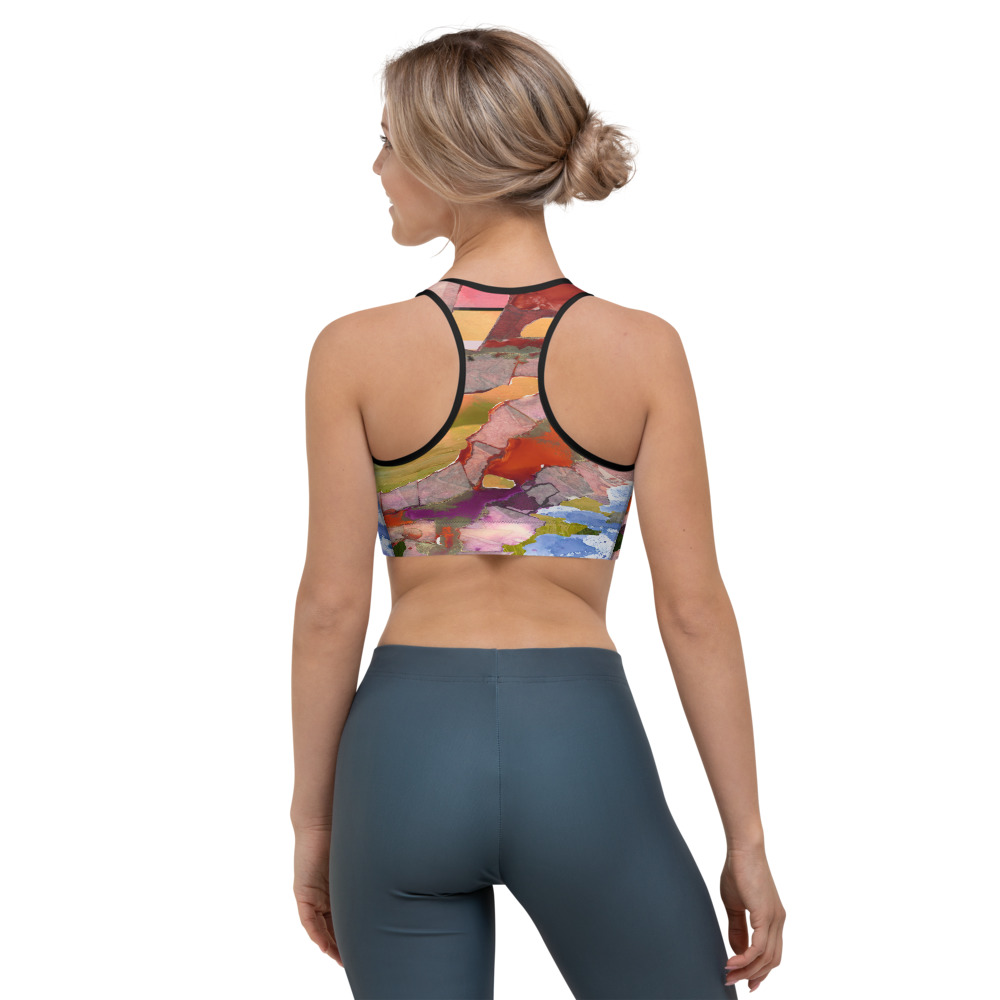 Ripples in Tide Sports bra - Image 4