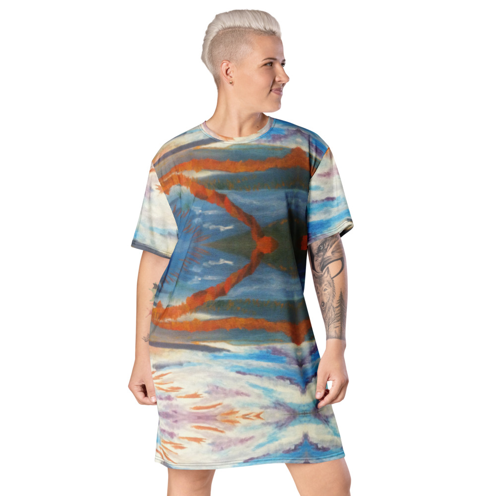 Alaskan Waters T-shirt dress