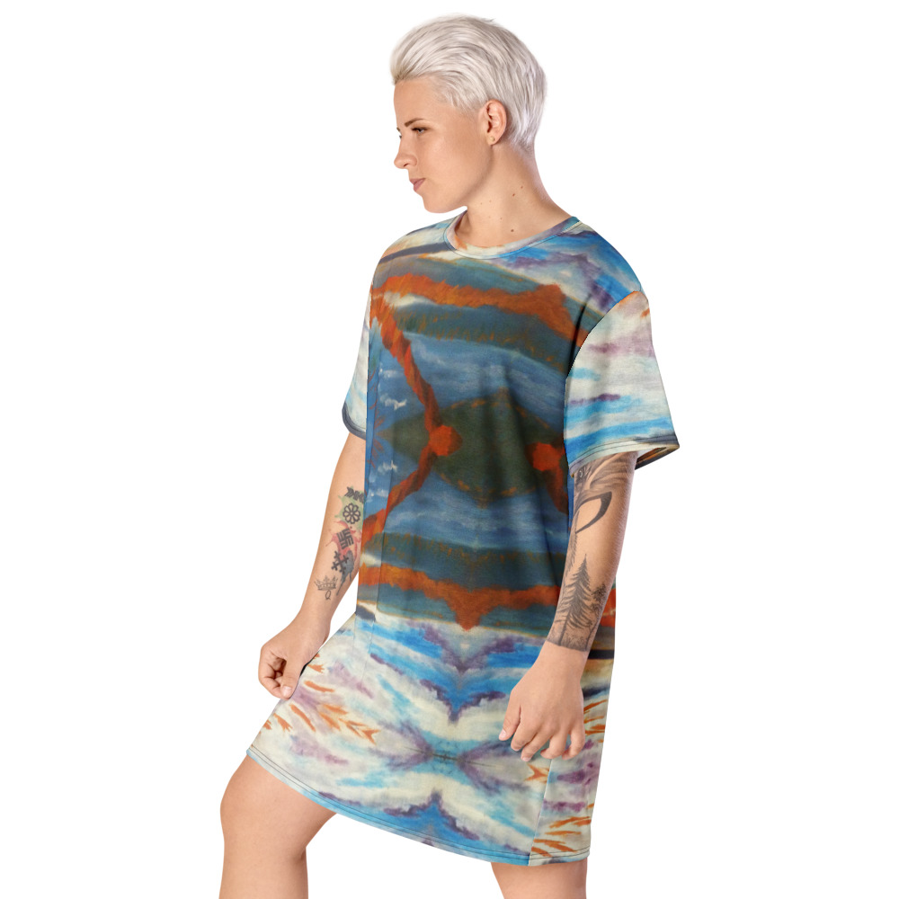 Alaskan Waters T-shirt dress - Image 3