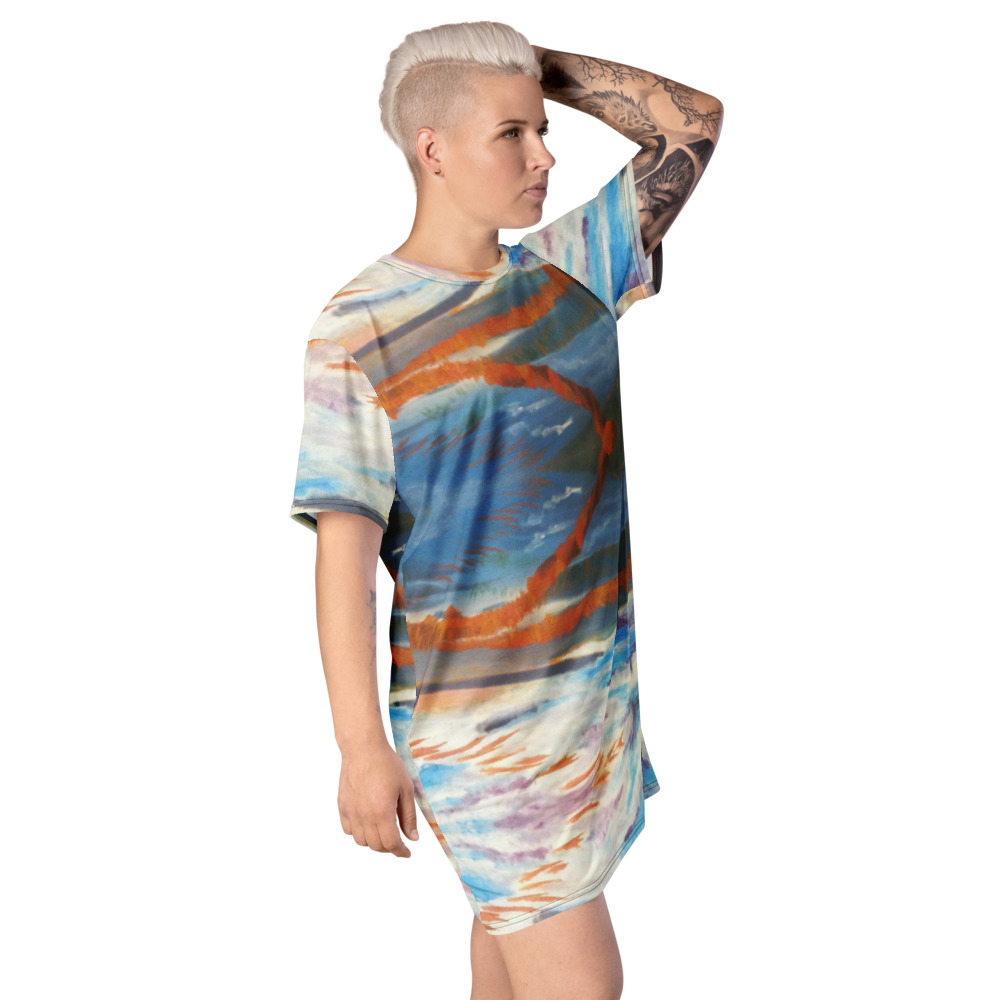 Alaskan Waters T-shirt dress - Image 4