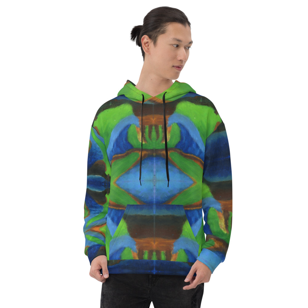 hoodie-Waves Eye Unisex all over print