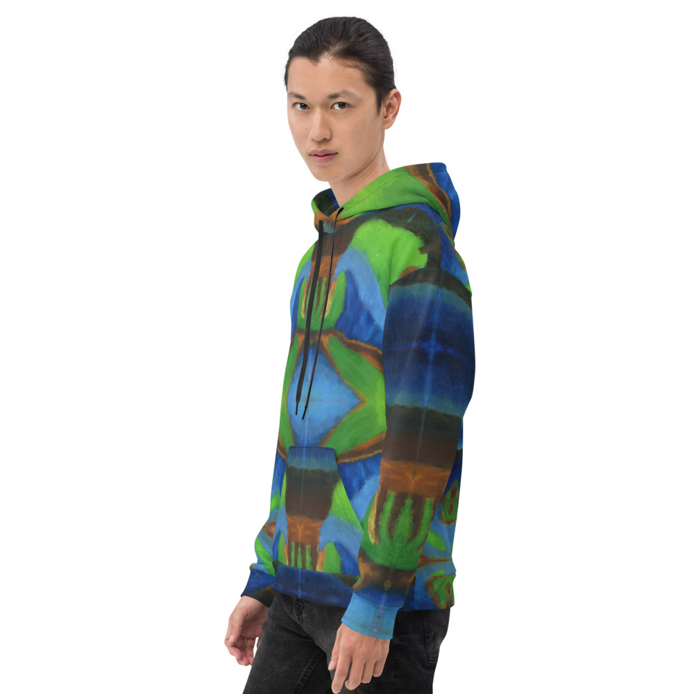 hoodie-Waves Eye Unisex all over print - Image 4