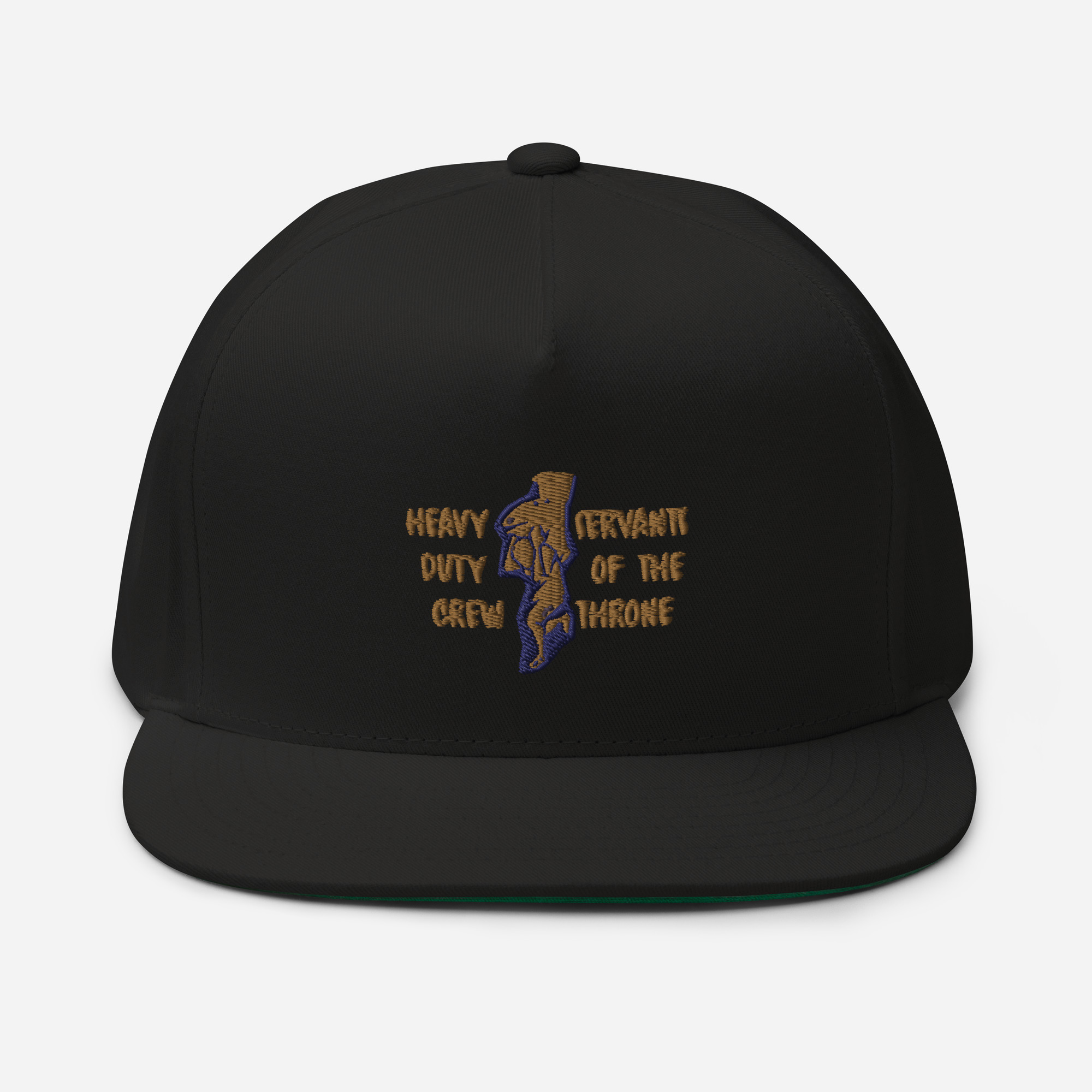 hat-servant of the throne Flat Bill Cap